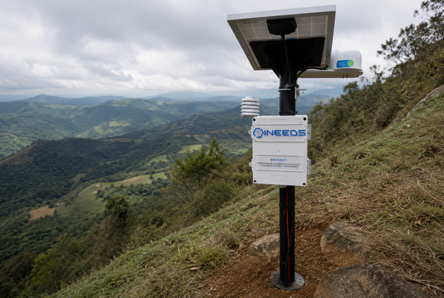 iNeeds Systems instala em Alegre (ES) primeira estação multissensorial de prevenção a deslizamentos de terra da América Latina